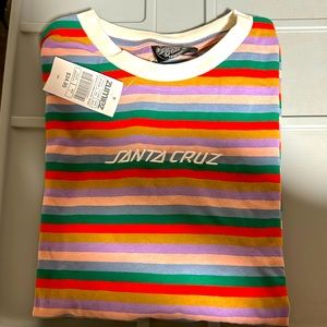 Santa Cruz striped tee